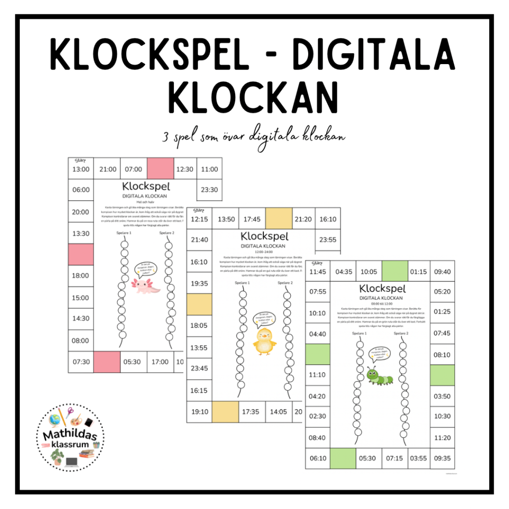 Klockspel – Digitala klockan