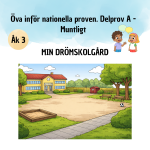Öva inför nationella proven åk 3. Delprov A – Muntligt - bild 1