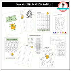 Öva 1:ans multiplikationstabell
