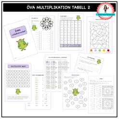 Öva 2:ans multiplikationstabell