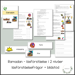 Ramadan - läsförståelse i 2 nivåer