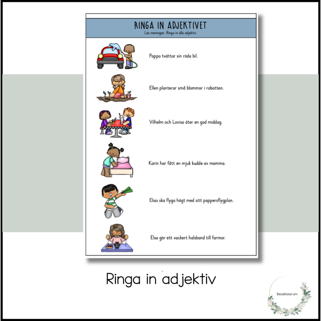 Ringa in adjektiv