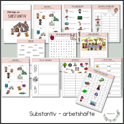 Substantiv - arbetshäfte