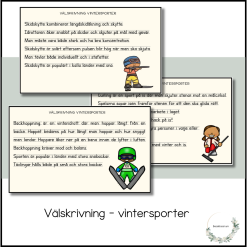 Välskrivning - vintersporter