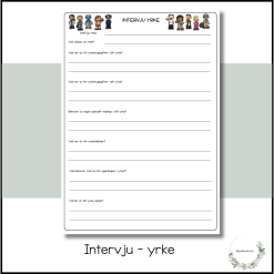 Intervjua om yrke