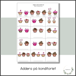 Addera på konditoriet
