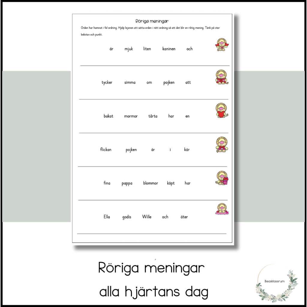 Röriga meningar – alla hjärtans dag