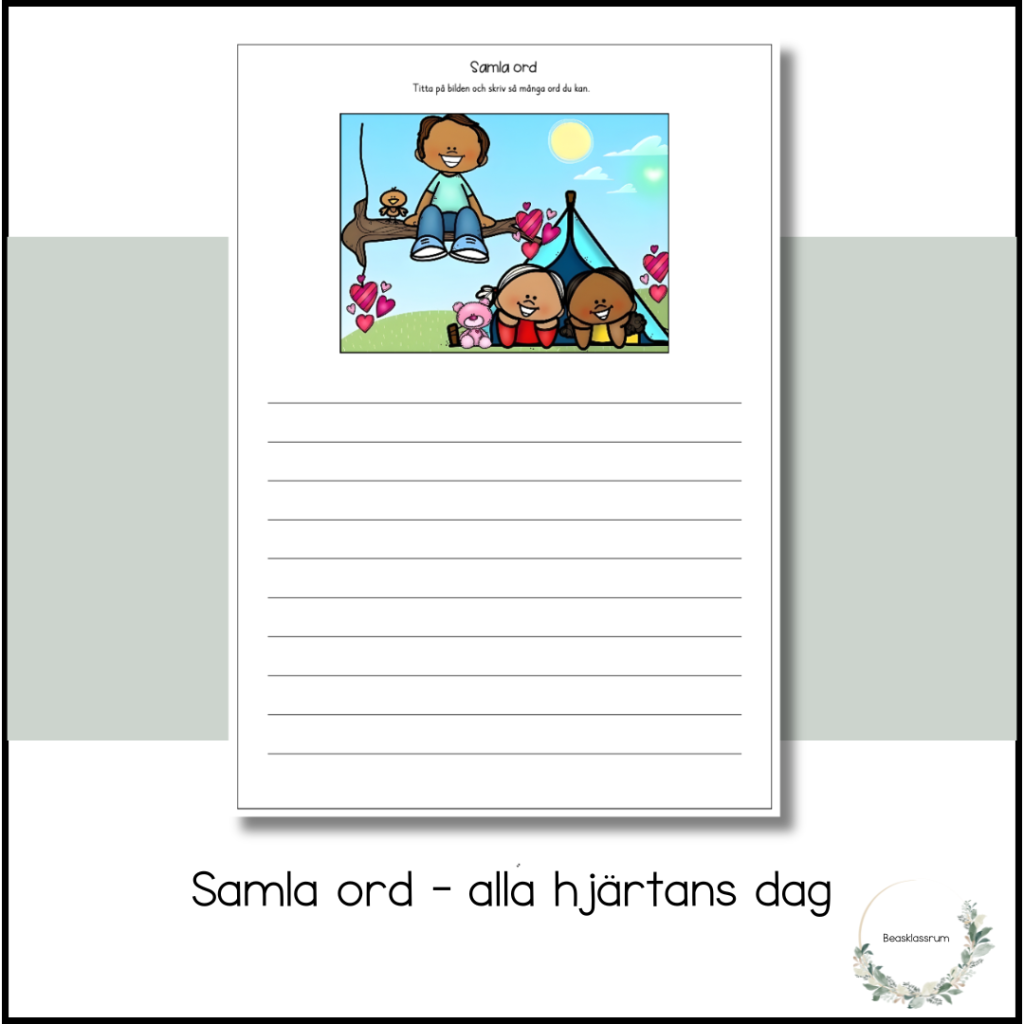 Samla ord – alla hjärtans dag