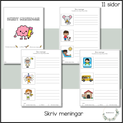 Skriv meningar - arbetshäfte