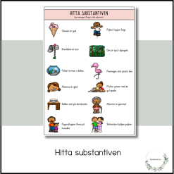 Hitta substantiven