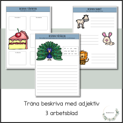 Beskriv med adjektiv
