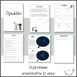 Stjärnbilder - arbetshäfte