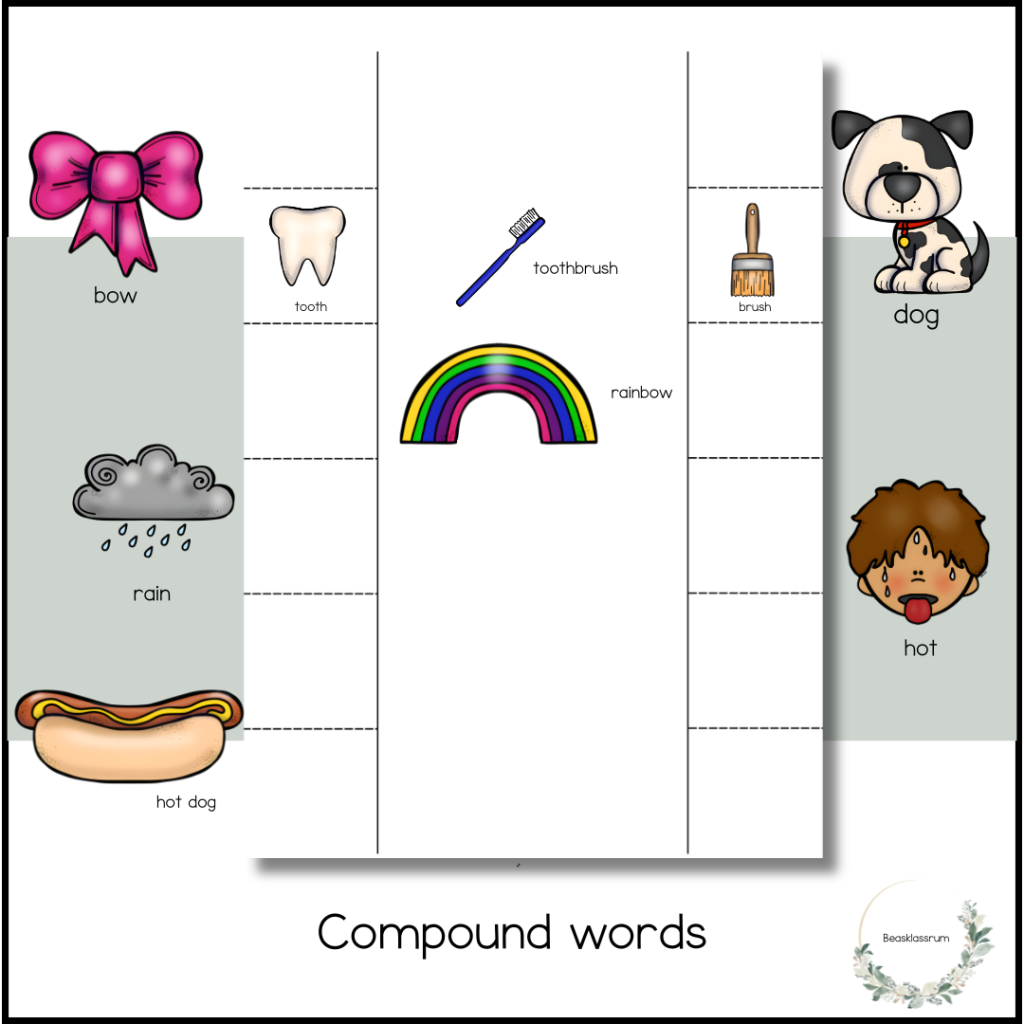 Compound words – vik en flik