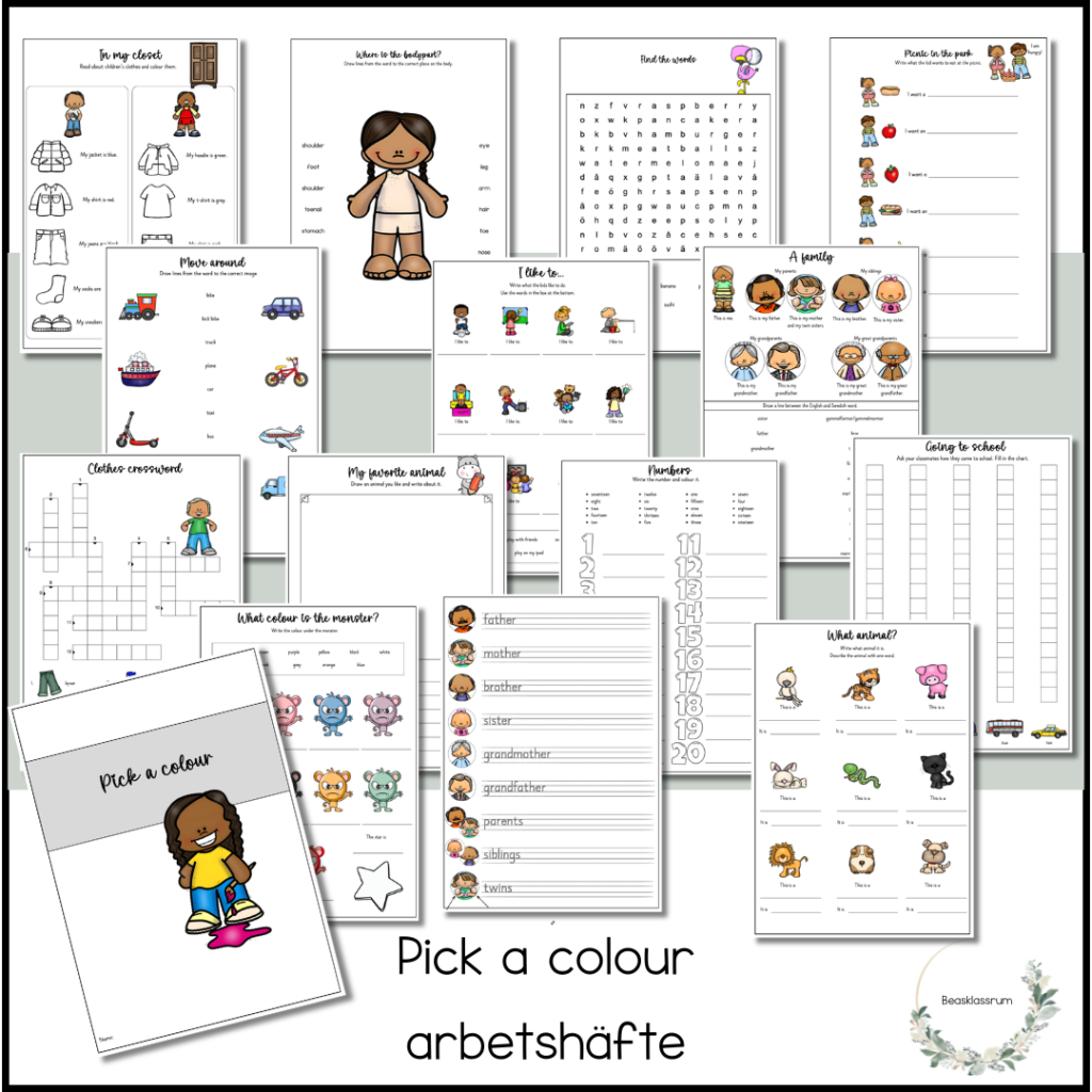 Pick a colour – arbetshäfte