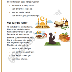 Arbetsblad: Ramadan