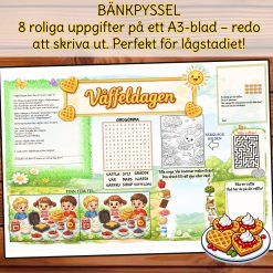 Våffeldagen - bänkpyssel