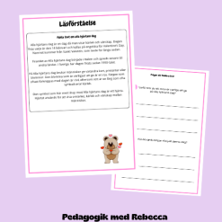 Läsförståelse Alla hjärtans dag