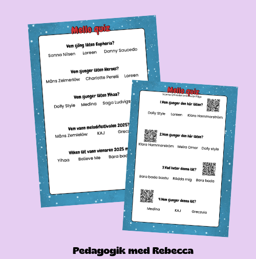 Melodifestivalen quiz