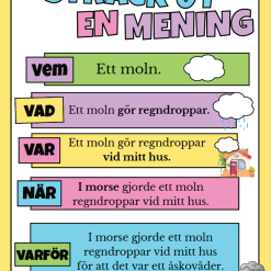 Sträck ut en mening