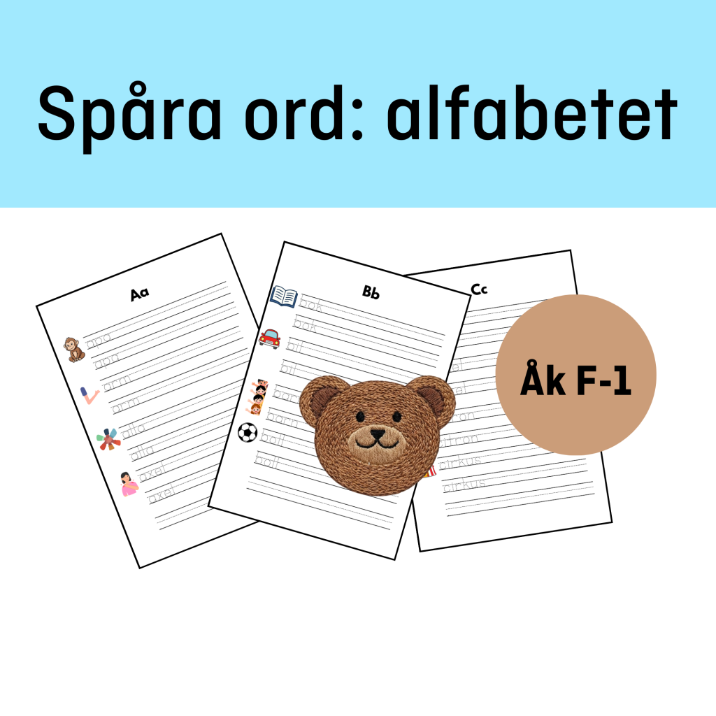 Spåra ord, A-Ö