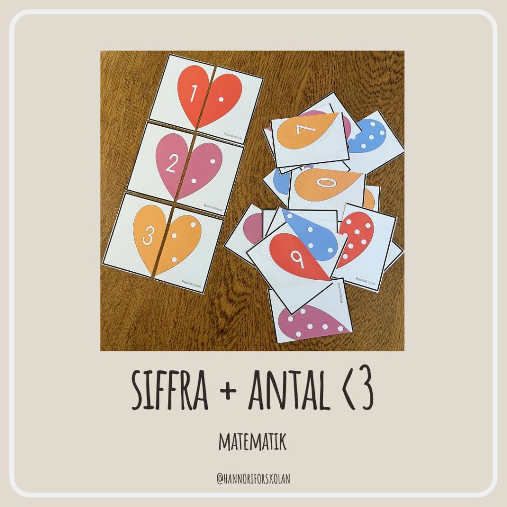 Siffra + antal <3