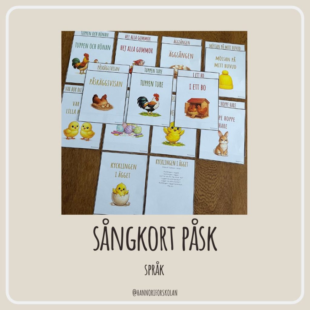 Sångkort påsk