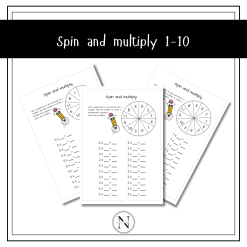 Spin and multiply 1-10