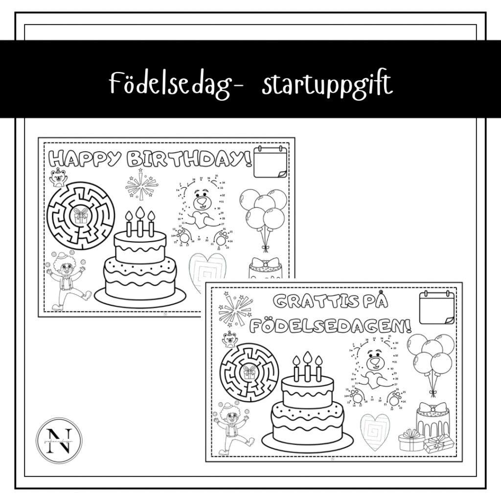 Startuppgift – födelsedag