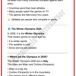Worksheet: Olympic Games 2026 - bild 2