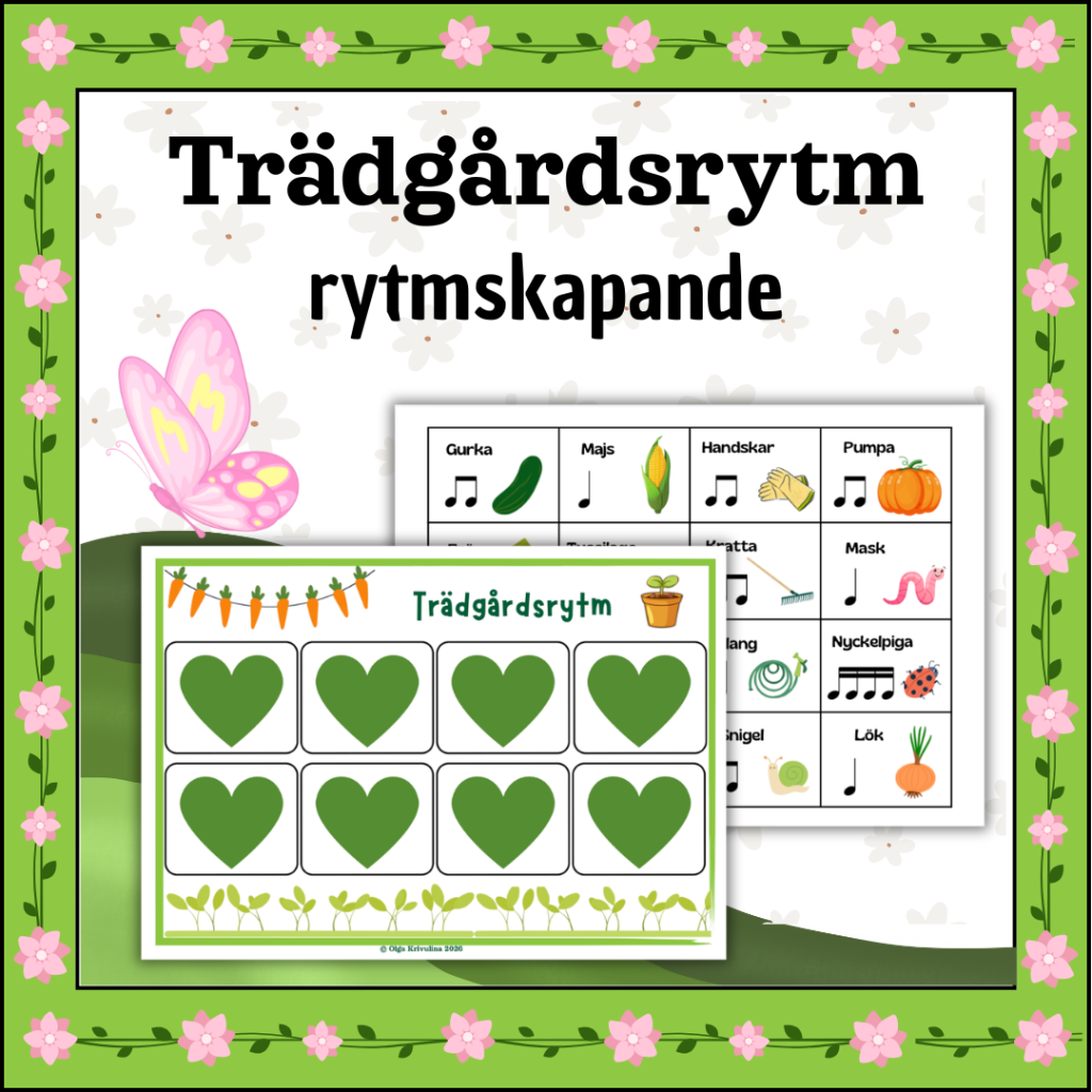 Rytmskapande med trädgårdstema