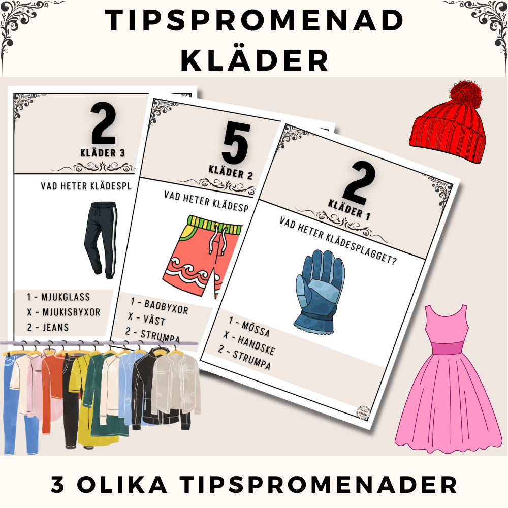 Tipspromenad – Kläder
