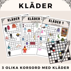 Korsord - Kläder