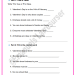 Worksheet: Valentine´s Day - bild 3
