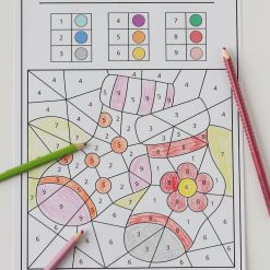 Rocka sockorna 21 mars, Färglägg efter kod siffror 1–9