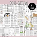 Hundrarutan – Övningar, spel och pixelbilder – Djur - bild 1