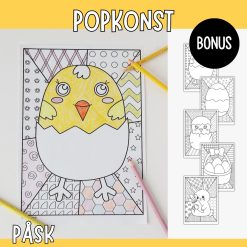 Påsk - Målarbilder popkonst