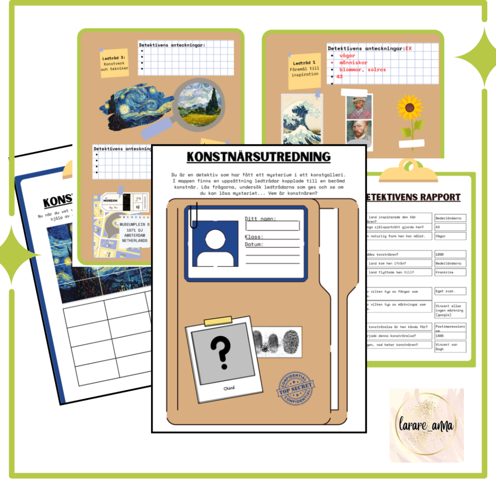 Bilduppgift: Vincent van Gogh