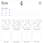 Siffror och taluppfattning 0–10: sifferplanscher och arbetshäfte - bild 3