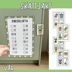 Skattjakt med vårtema