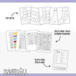 Rocka sockorna – tärningsspel med färgläggning - bild 2