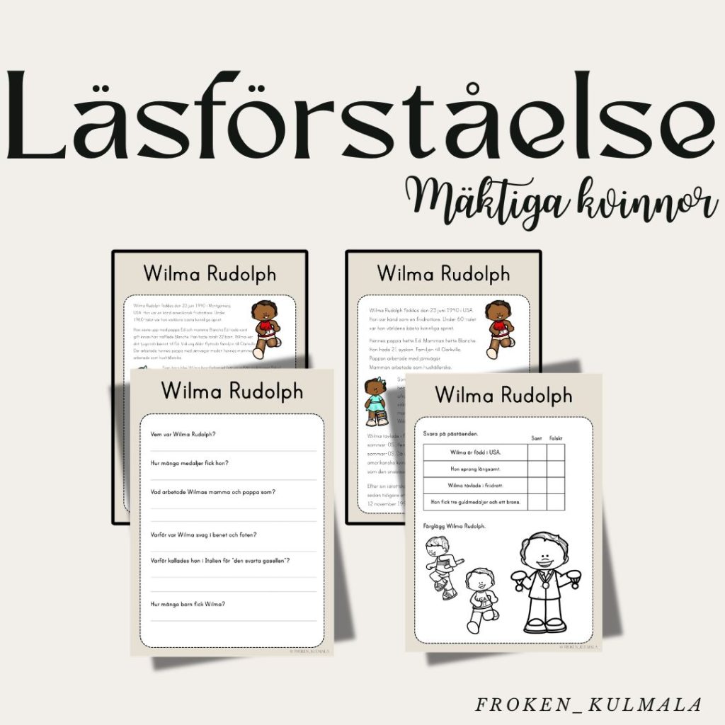 Läsförståelse: Mäktiga kvinnor