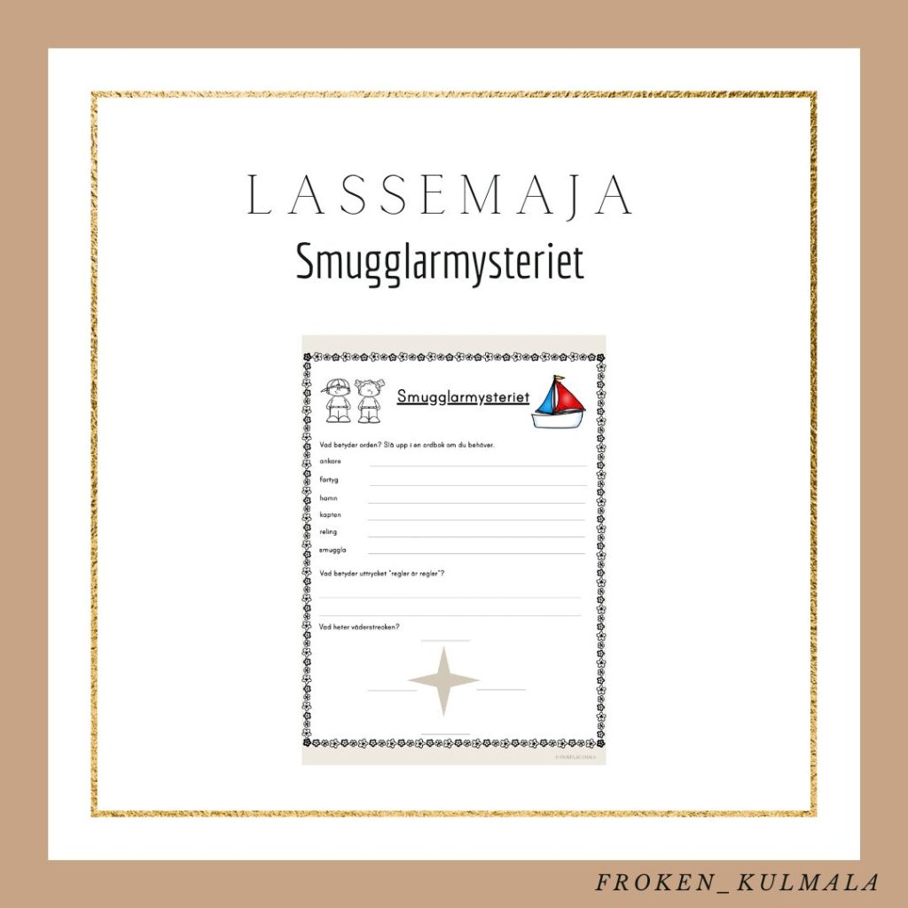LasseMaja arbetsblad: Smugglarmysteriet