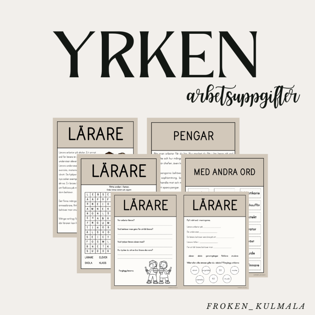 Yrken