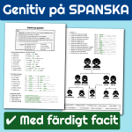 Genitiv på spanska – regler, övningar och facit (åk 6–9) - bild 2