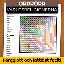 Världsreligionerna - Ordröra och ordförklaring