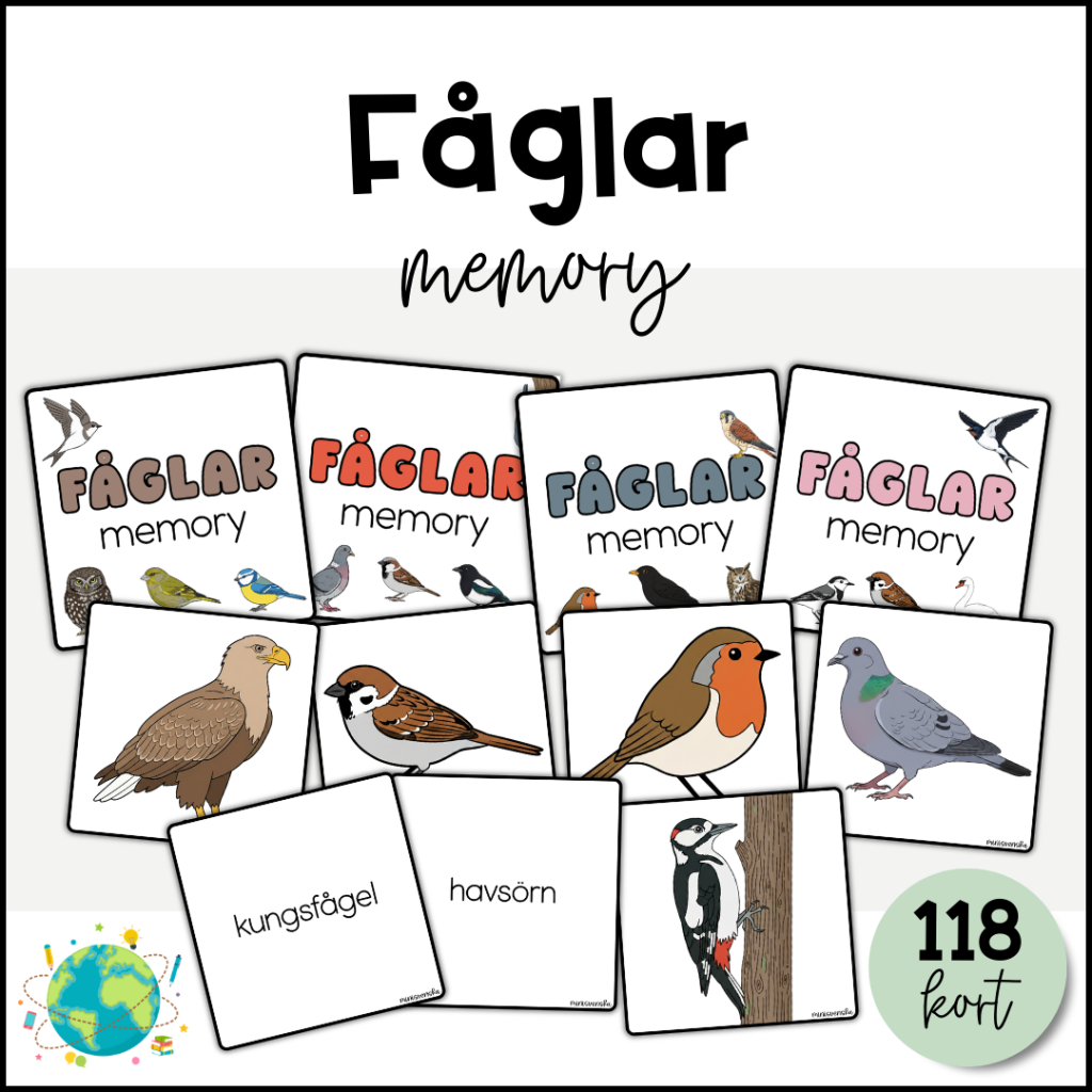 Fåglar – Memory