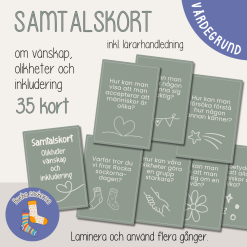 Rocka sockorna - Samtalskort – Vänskap, olikheter och inkludering - Värdegrund