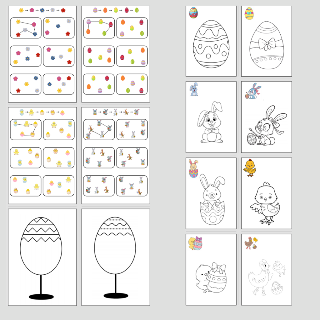 Följ mönstret. Påsk
