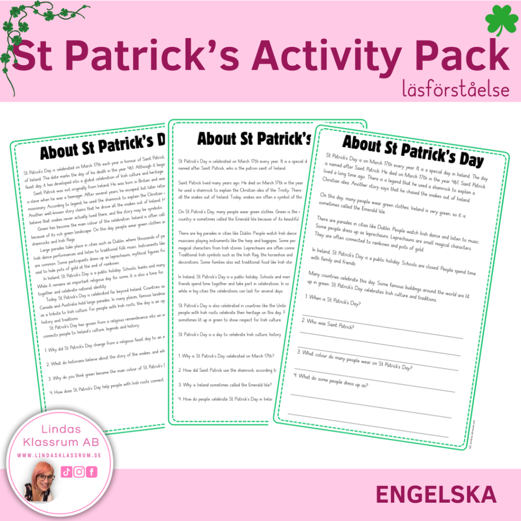 St Patrick’s Activity Pack