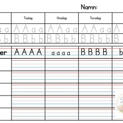 Veckouppgift / Morgonuppgift